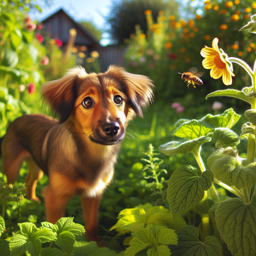 The Curious Case of My Dog’s Encounter with a Bee