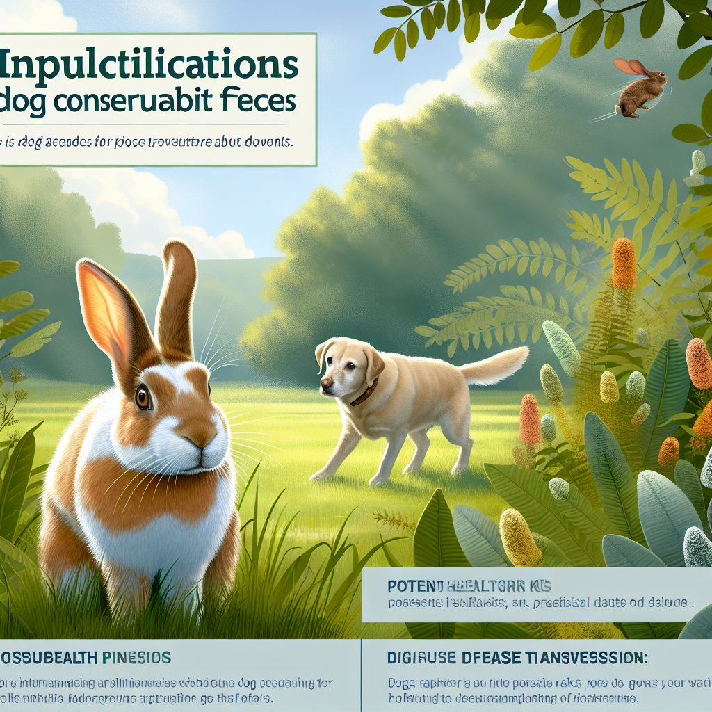 The Implications of Canine Consumption of Rabbit Feces